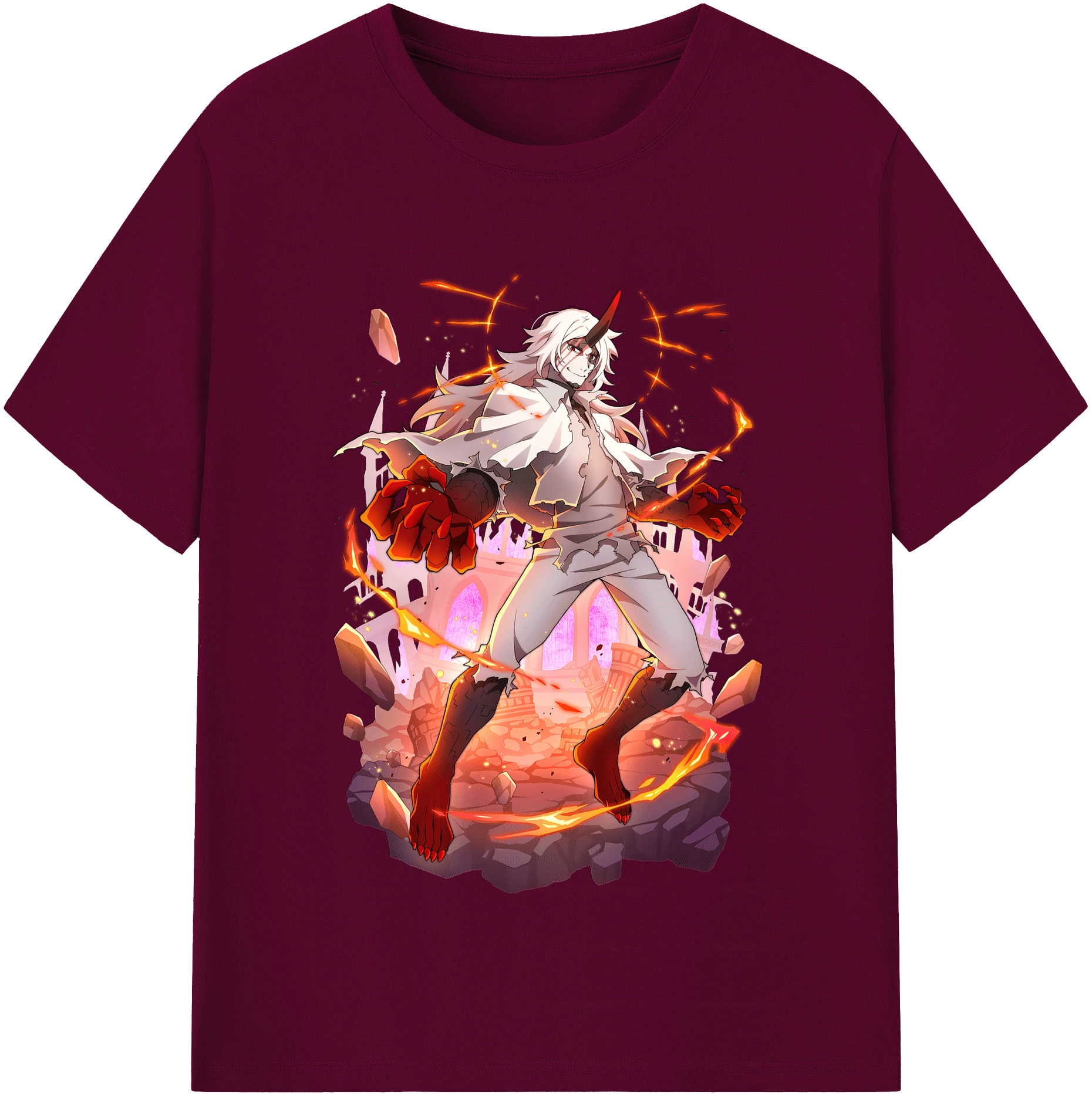 （画像用） 文豪ストレイドッグス Bungo Stray Dogs レディースカジュアルプリントTシャツ（綿100％）